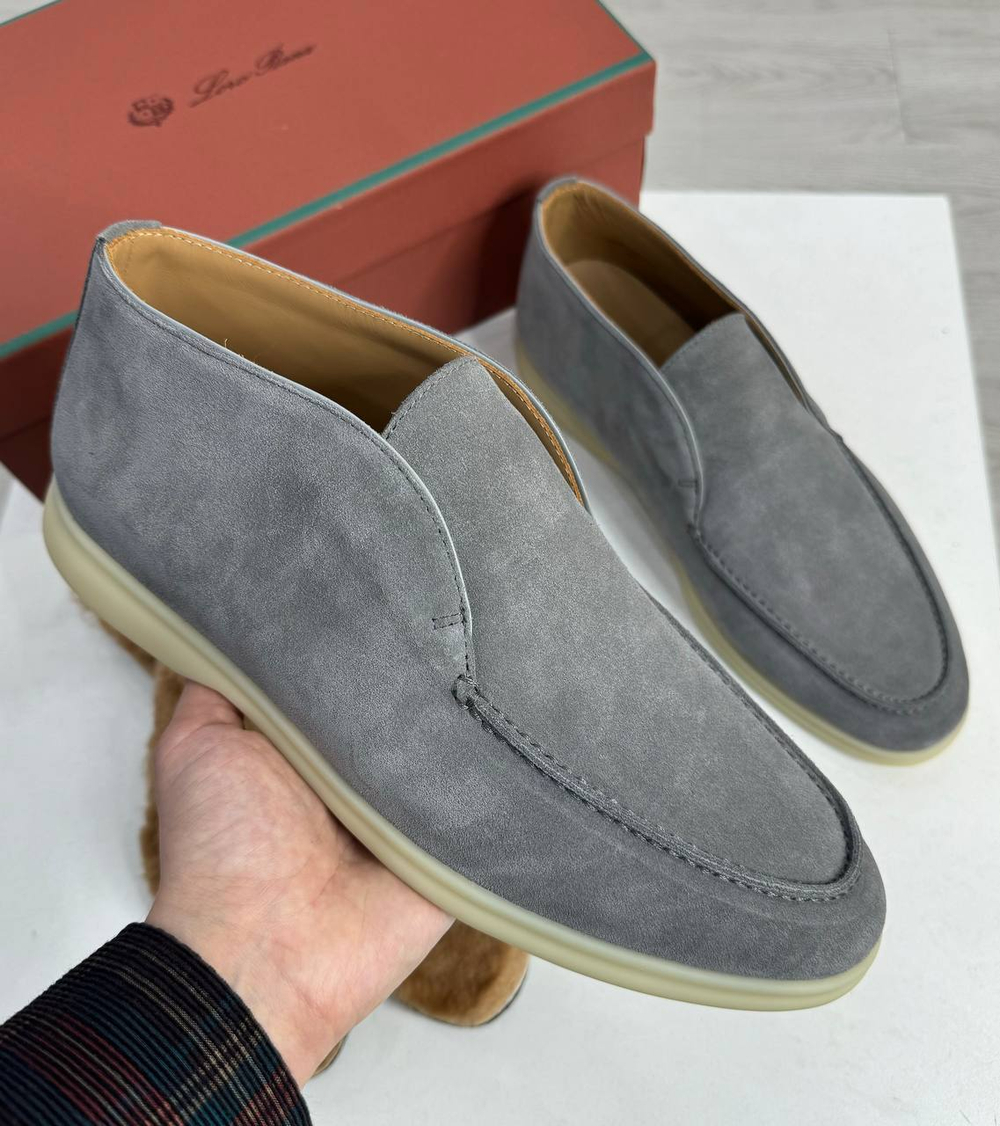 Лоферы Loro Piana с меховой стелькой