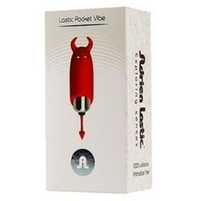 Красный вибростимулятор 8,5см Adrien Lastic Devol Mini Vibrator