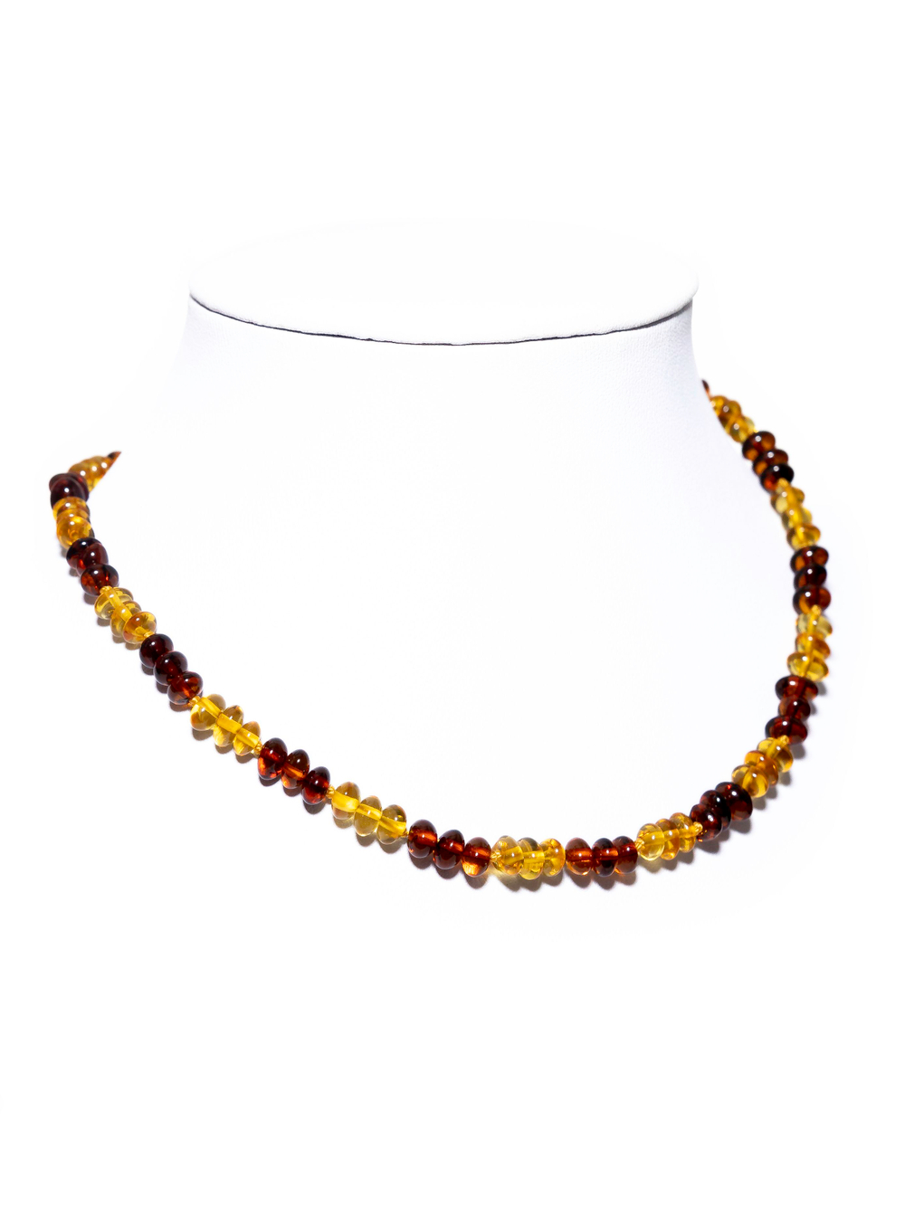 Детские бусы из натурального янтаря, 36 см. Бусы детские для девочек и мальчиков