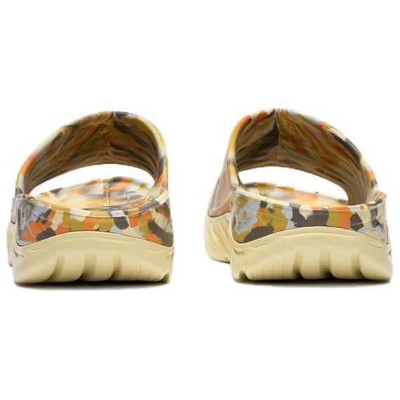 Hoka One One Ora Recovery Slide Swirl 'Yellow'