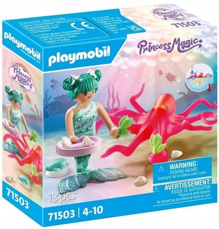 Конструктор Playmobil Princess Magic - Русалка с меняющим цвет осьминогом - Плеймобиль 71503