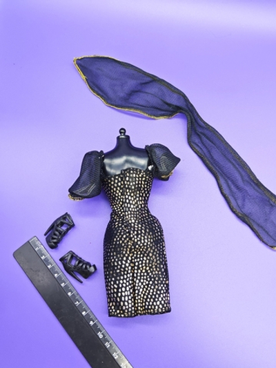 Одежда для куклы Барби винтаж платье набор 03362