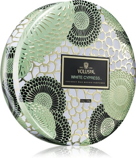 VOLUSPA Japonica Holiday White Cypress - ароматическая свеча в банке /   340  g  / GTIN 806644722199