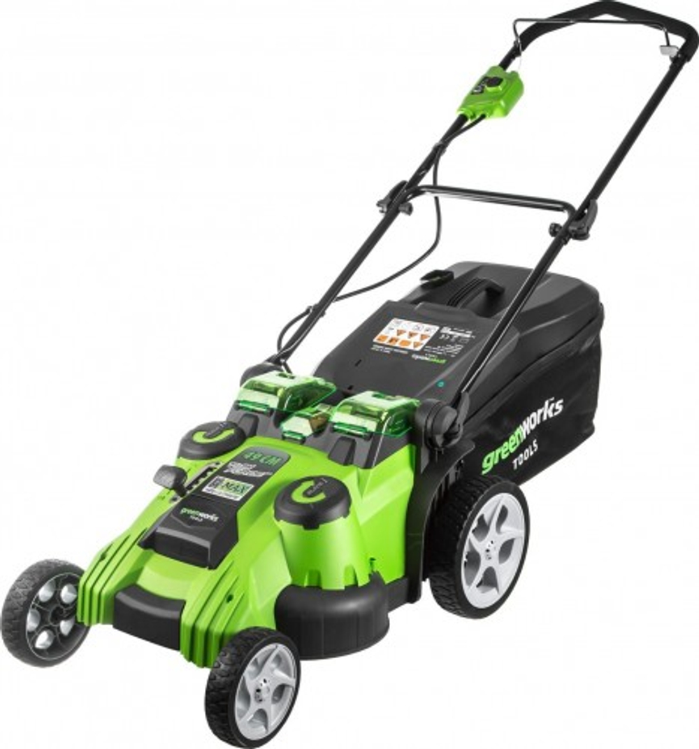 Газонокосилка аккумуляторная GREENWORKS G40LM49DBK4 40V 2500207VB
