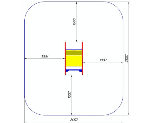 Качалка на одинарной пружине Гномик КБ-06Х