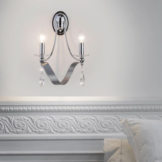 60064/2 / настенный светильник /   хром