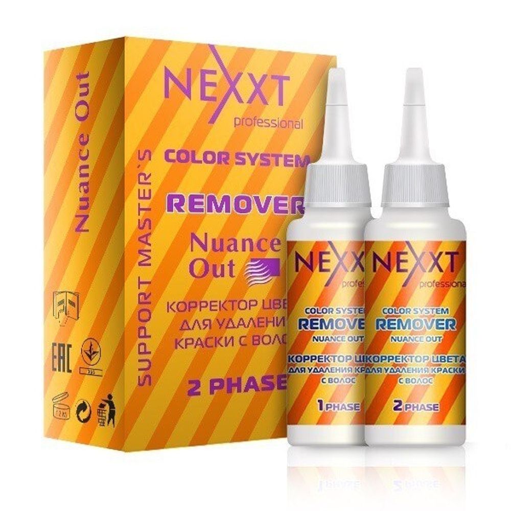 Nexxt Professional Эмульсия-лосьон Корректор цвета, для удаления краски с волос, 2х125, 250 мл