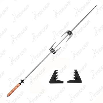 Комплект вертела SMART кронштейн + вертел D 8мм (HS-GS-SB) Helios