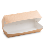 OSQ Упаковка HD BOX (1/50/400 шт.кор) Хот-дог с крышкой
