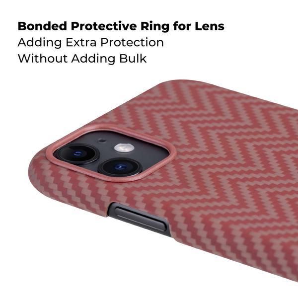 Чехол Pitaka MagEZ Case для Apple iPhone 11 (Red/Orange Herringbone)
