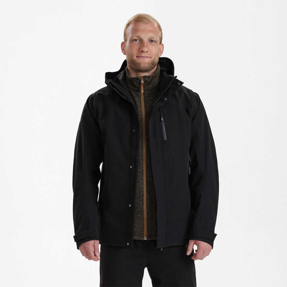 Куртка Deerhunter Sarek Shell with hood (999 Black)