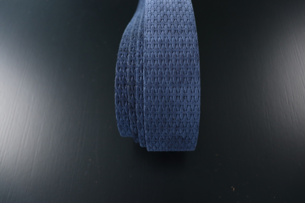 Ременная заготовка Шелк Синяя + Плита Плетение