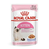 Влажный корм для котят Royal canin KITTEN кусочки в желе, Пауч 85 г