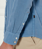 Льняная рубашка Relegant_6 BOSS ORANGE - голубой(50537381)