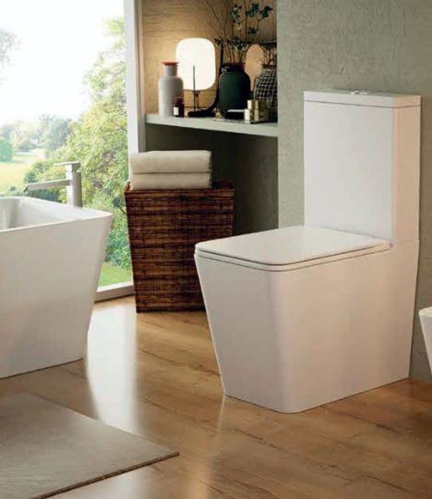 Унитаз напольный с бачком,сиденье s/close Nofer ARLES 23033 белый