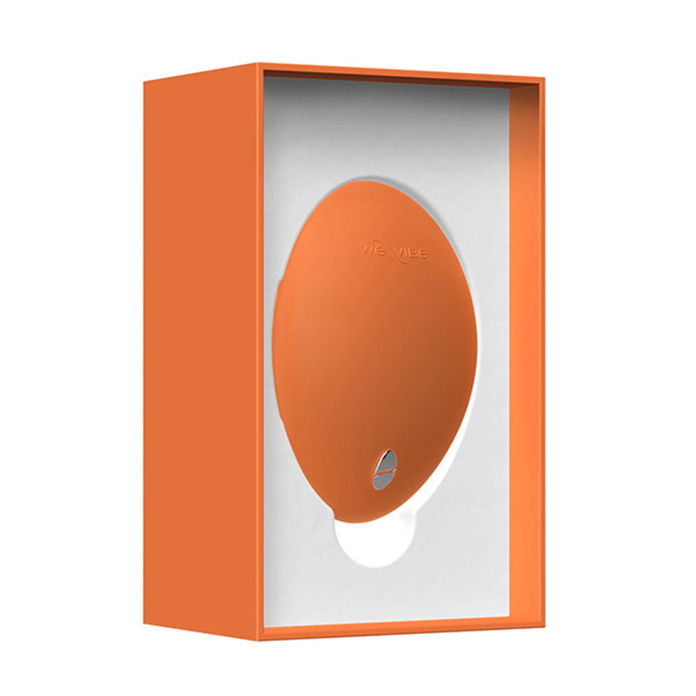 Оранжевый клиторальный вибратор 9,6см We-Vibe Temp Heating & Cooling Massager Tangerine SNHS1SGA