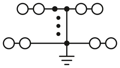 1070018 - PTRVB 4-PE - Заземляющая клемма
