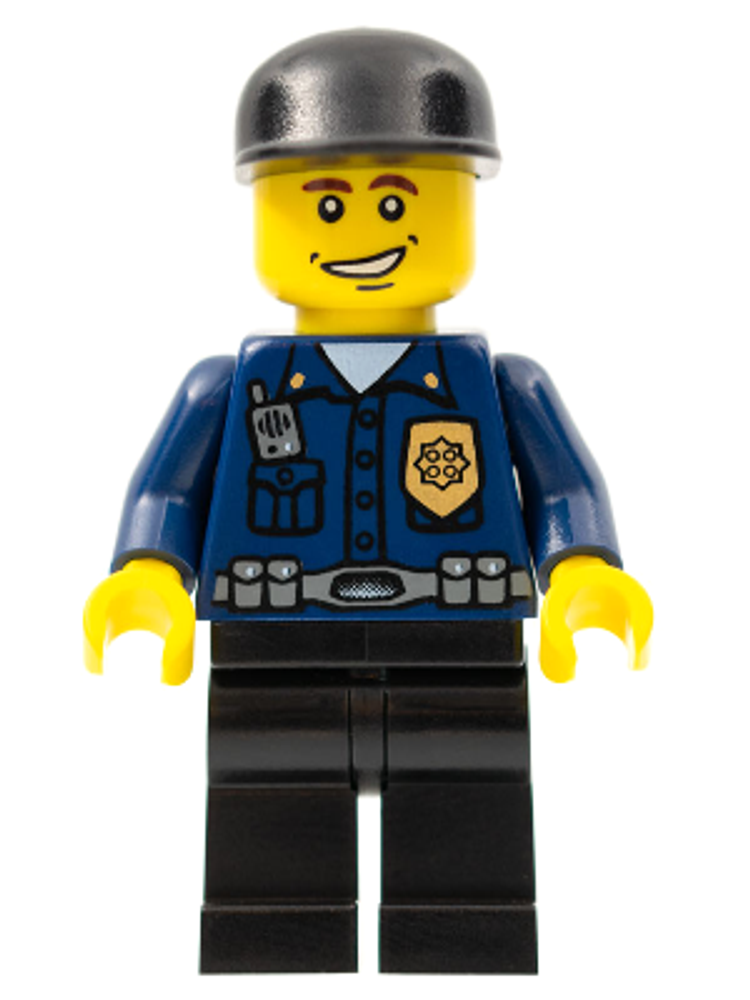 Минифигурка LEGO Wc005 Полиция — патрульный