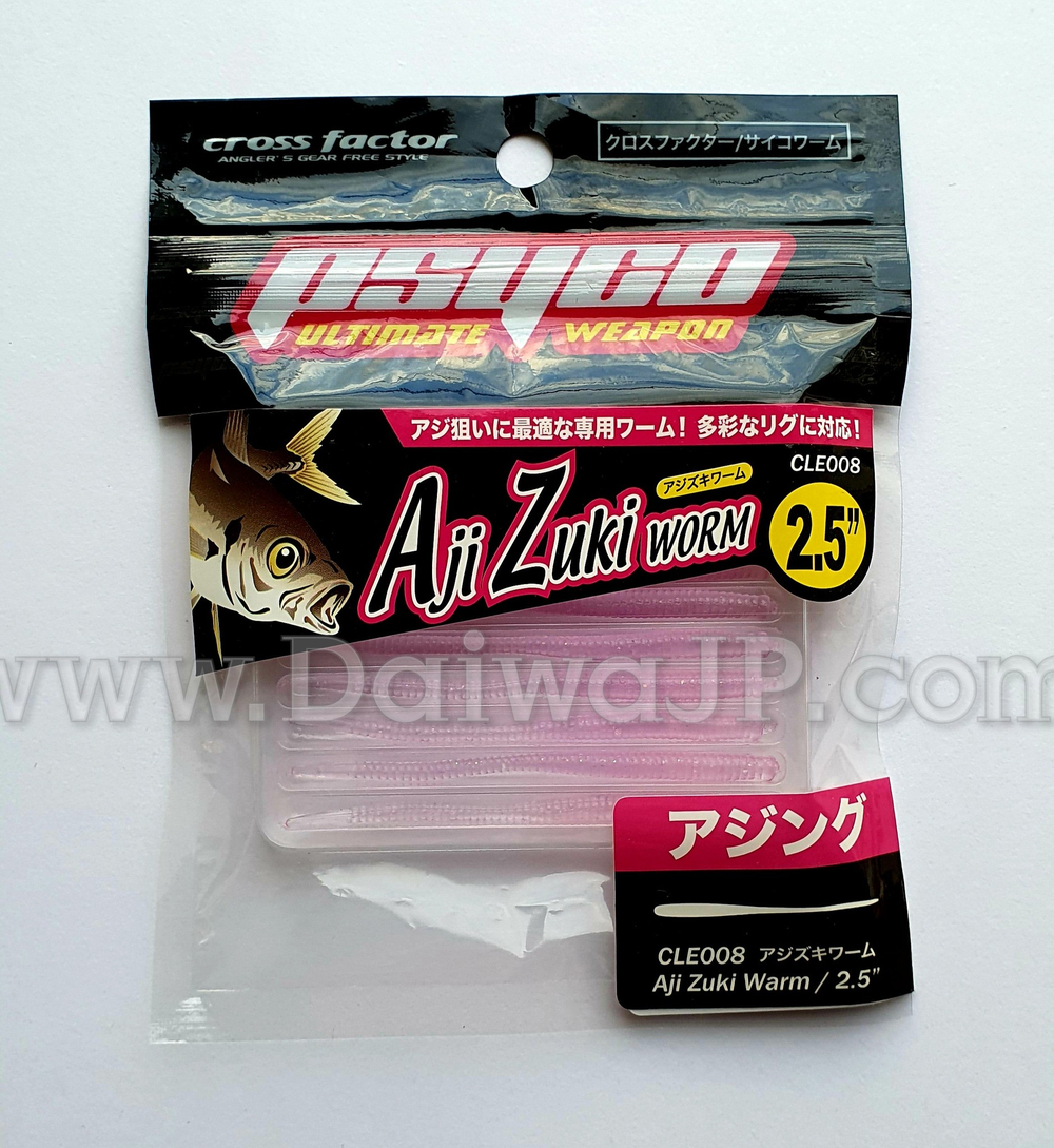 Силиконовая приманка PROMARINE CLE008-25CP AJI ZUKI WORM 2.5INCH CP