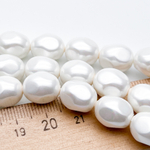 "Майорка" фриформ, размер около 12*10 мм, цена за 8 шт (1/4 нити)