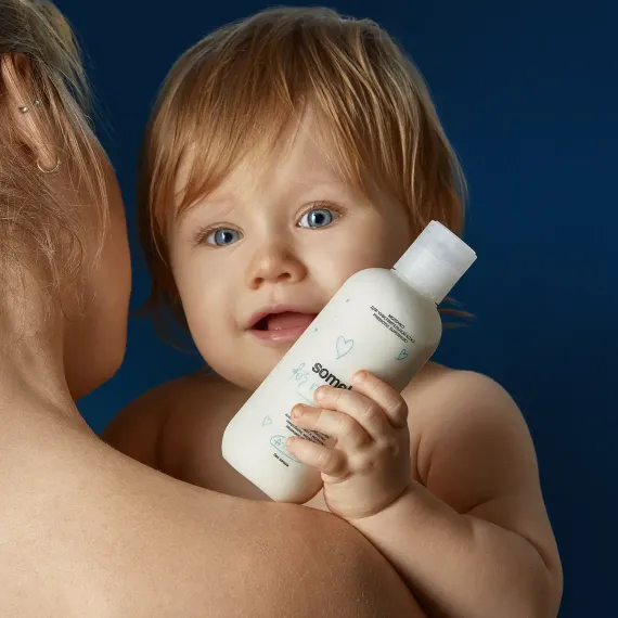 Увлажняющее молочко после купания для чувствительной кожи новорожденного Somelove