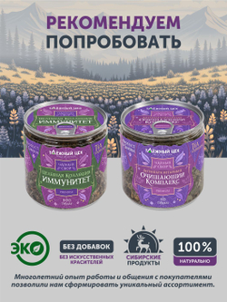 Чайный сбор Иммунитет ТАЁЖНЫЙ ЦЕХ тонизирующий, 100 г