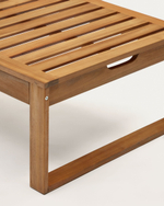 Sulamita Уличный шезлонг из массива акации