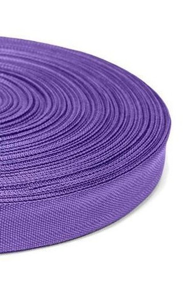 Тесьма окантовочная 450D, ш. 2,2 см, п/э 100%, 2,5 гр/м, фиолетовый