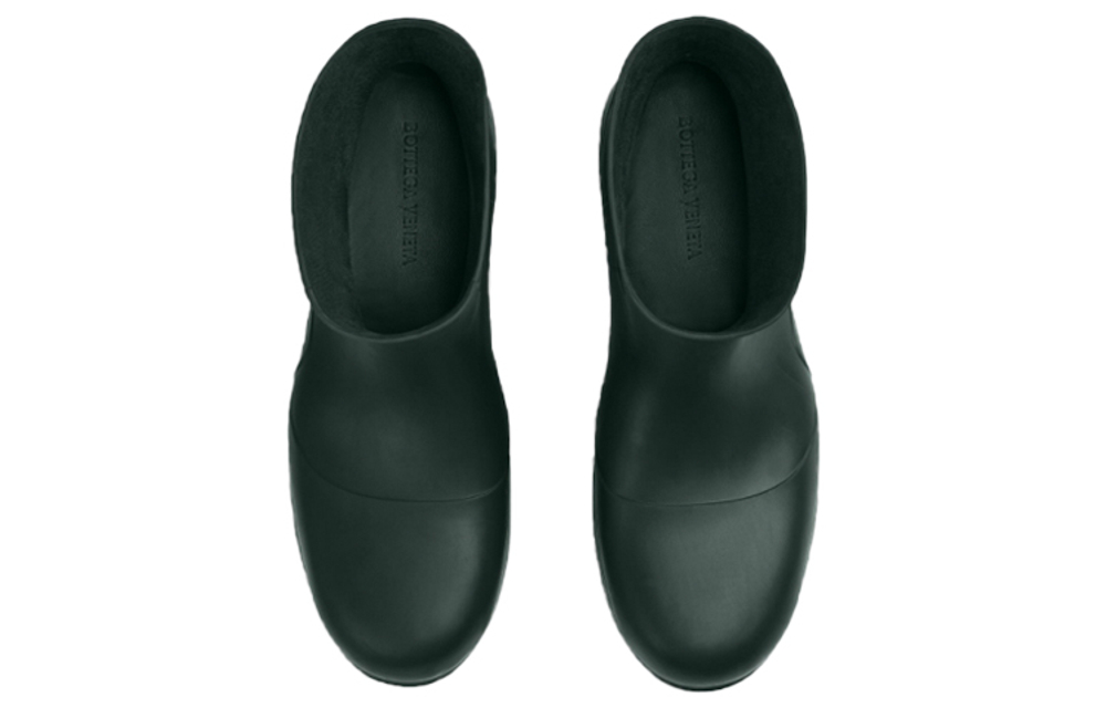 Bottega Veneta Puddle Rain Boots Classic Short Chelsea Boots Men"s Ink