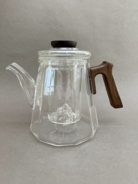 Чайник с гранями, стекло, 700мл (140116)