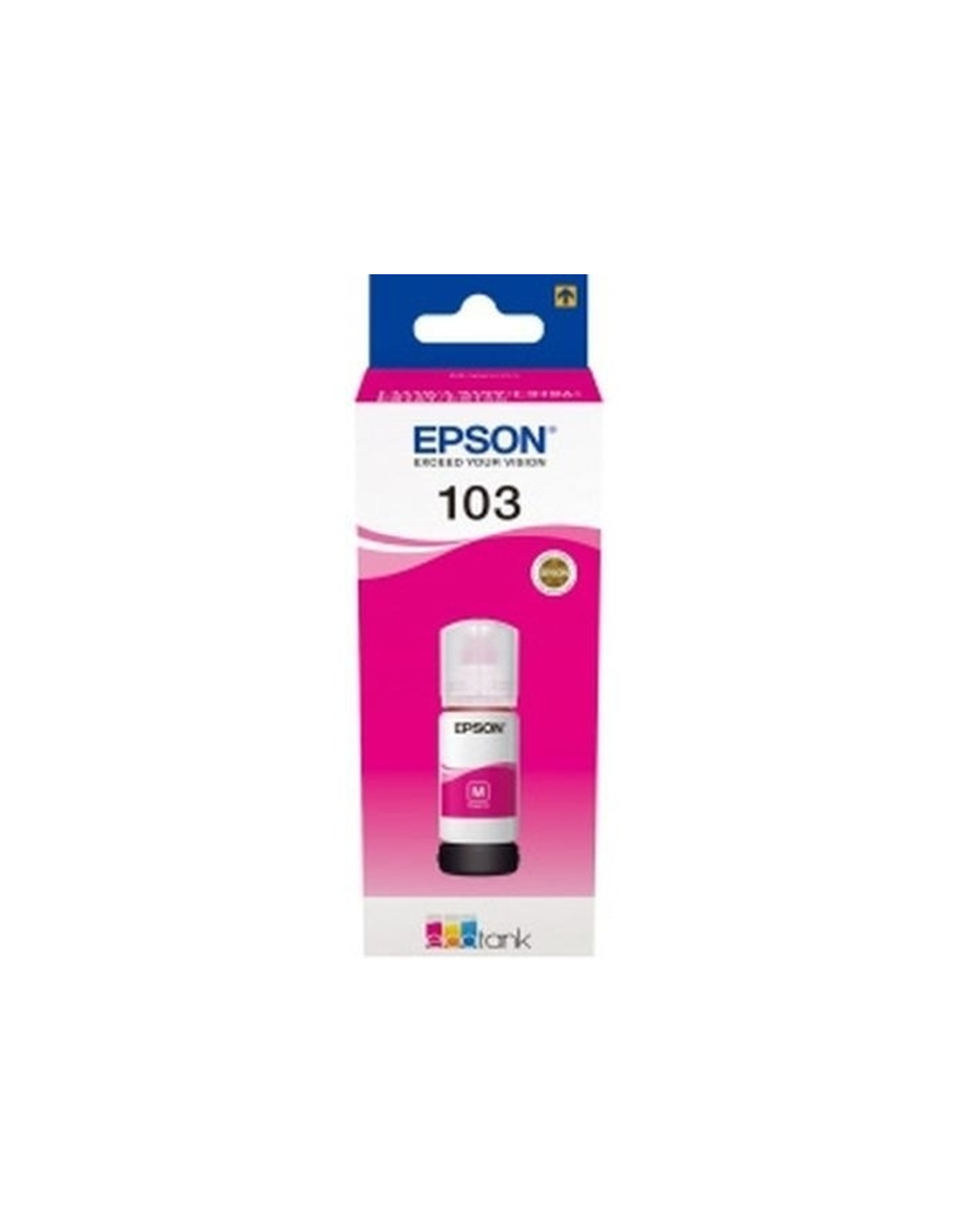 EPSON C13T00S34A  Контейнер 103 с пурпурными чернилами для L1110/L3100/3101/3110/3150/3151, 65 мл.(cons ink)
