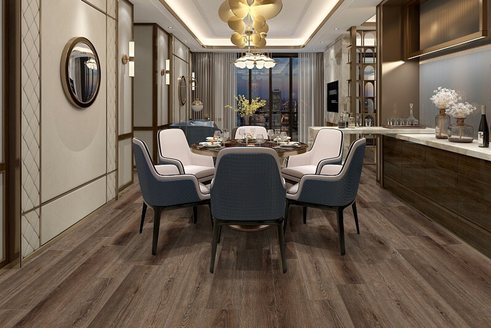 Ламинат SPC CronaFloor WOOD Дуб Регин