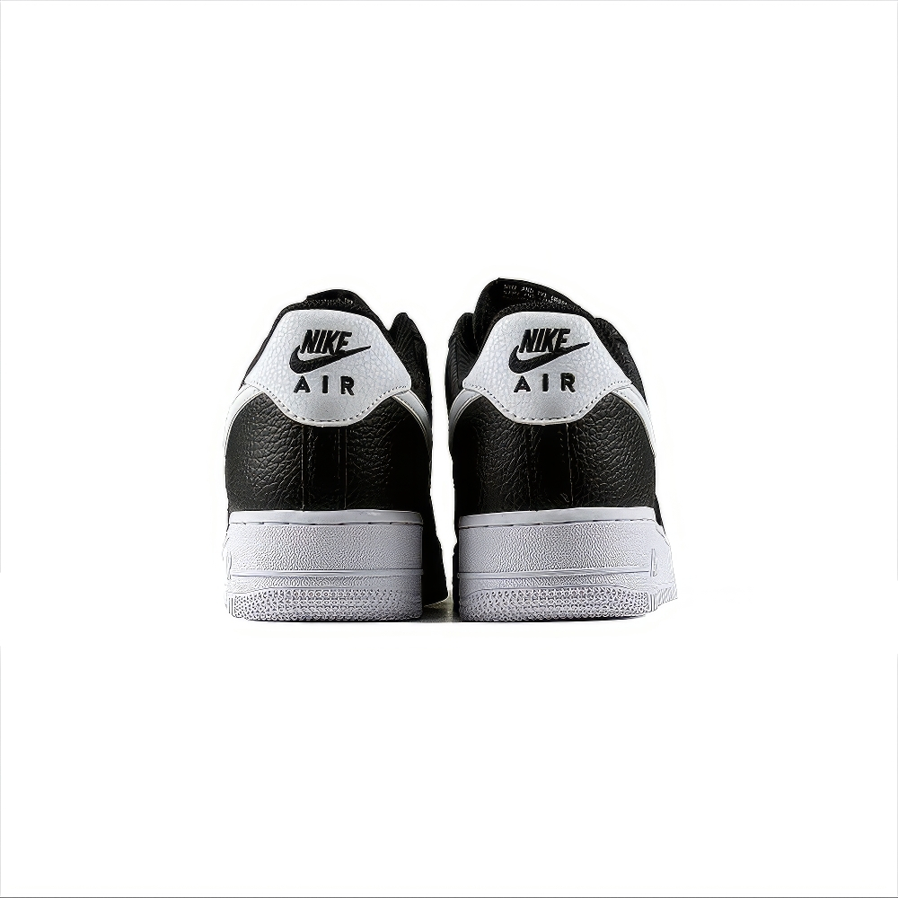 Nike Air Force 1 07 "Black White Pebbled Leather"