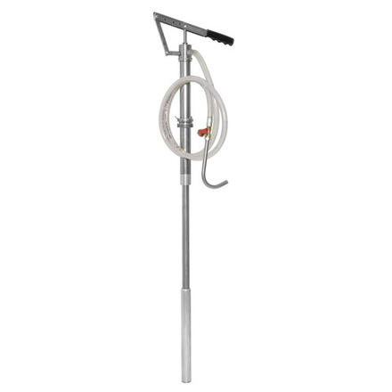 Ручной насос для раздачи любого типа масла из бочек, шланг 2 м, запорный кран, GARTEC (Италия)