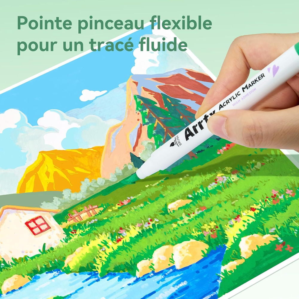 Arrtx акриловые маркеры, 90 шт, Palette paysage 90B