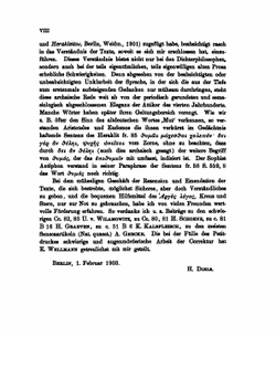Die fragmente der Vorsokratiker griechisch und deutsch. Volume 1 | H. Diels