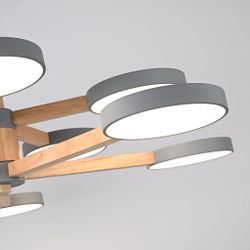 Люстра на штанге TURNA DBL L10 Gray