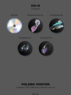 Альбом AESPA - GIRLS 2nd Mini Album DIGIPACK 5 Version SET
