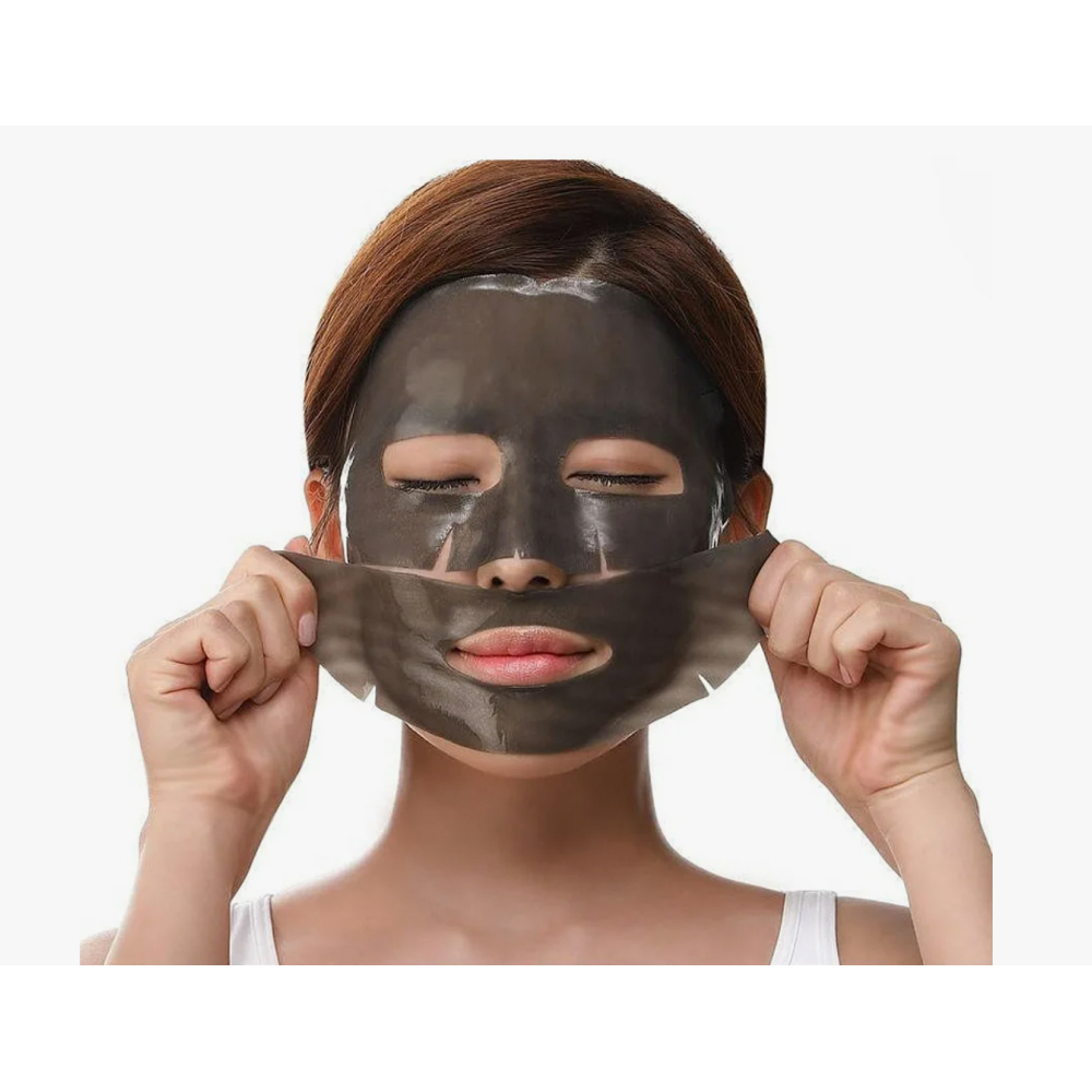Гидрогелевая маска для лица с черным жемчугом Petitfee Black Pearl & Gold Hydrogel Mask Pack 32 мл