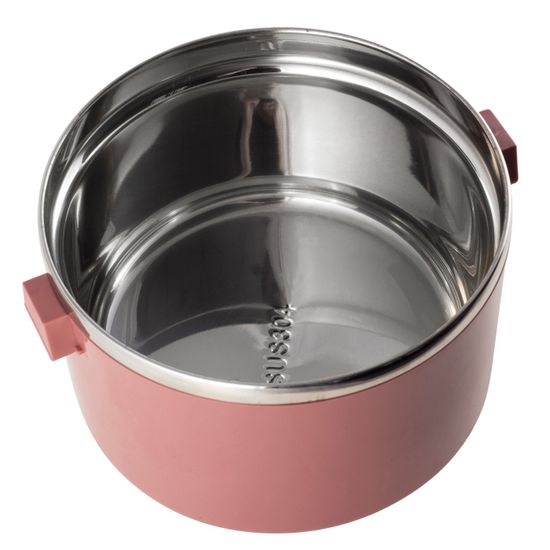 Ланч бокс тройной 2400 мл. Kamille KM-2137 пластик, нержавеющая сталь