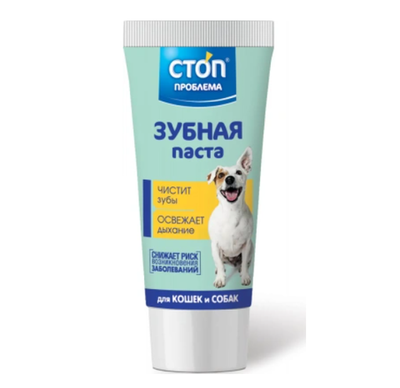 СТОП проблема Зубная паста для собак и кошек, 60мл