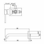 Смеситель для раковины Gattoni Circle Two 9137/91NO