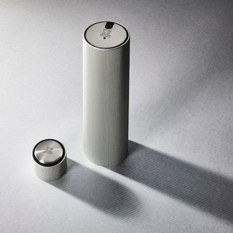 Штопор электрический 21см и обрезатель фольги Peugeot Line Reverse серебристый в подарочной упаковке