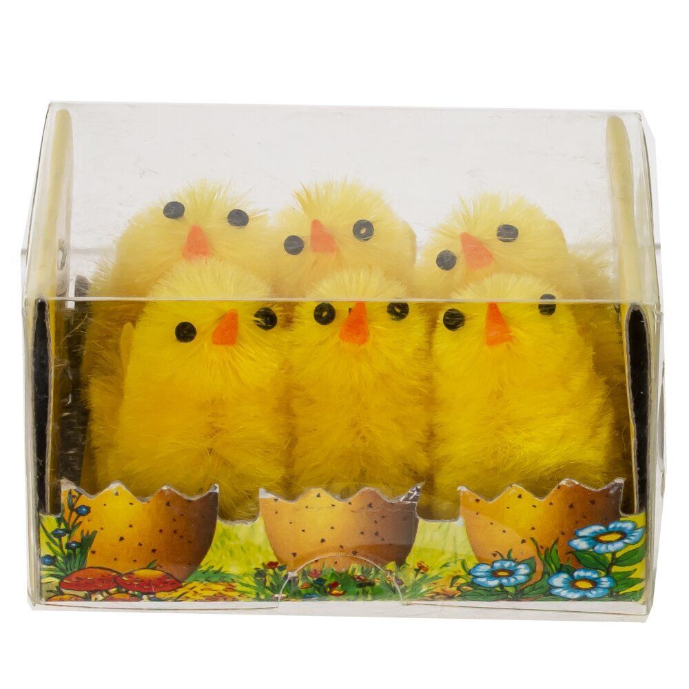 GAEM Набор из 6-ти фигурок декоративных "Цыпленок" (1,5*2*3), L6 W4,5 H3,5 см