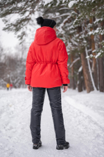 Костюм женский зимний "Fly" красный-черный