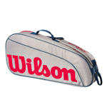Чехлы для тенниса WILSON JUNIOR 3 GREY RED .