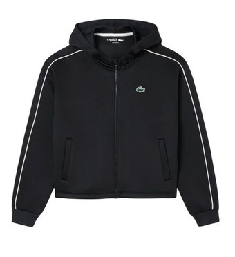 Женская Кофта теннисная Lacoste Sport Ultra Dry - black/white