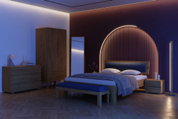 Комод, 110x71x45, Баямо, массив дуба срощенный, натуральный