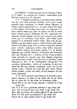 Comicorum romanorum praeter Plautum et Terentium Fragmenta | Titus Maccius Plautus