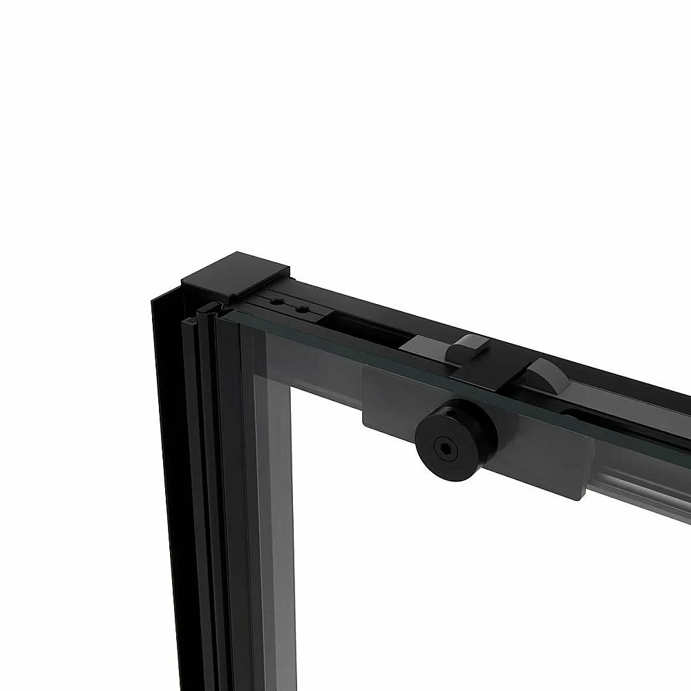 Душевая дверь Vincea Slim Soft VDS-1SS150CLB 150 профиль черный/стекло прозрачное